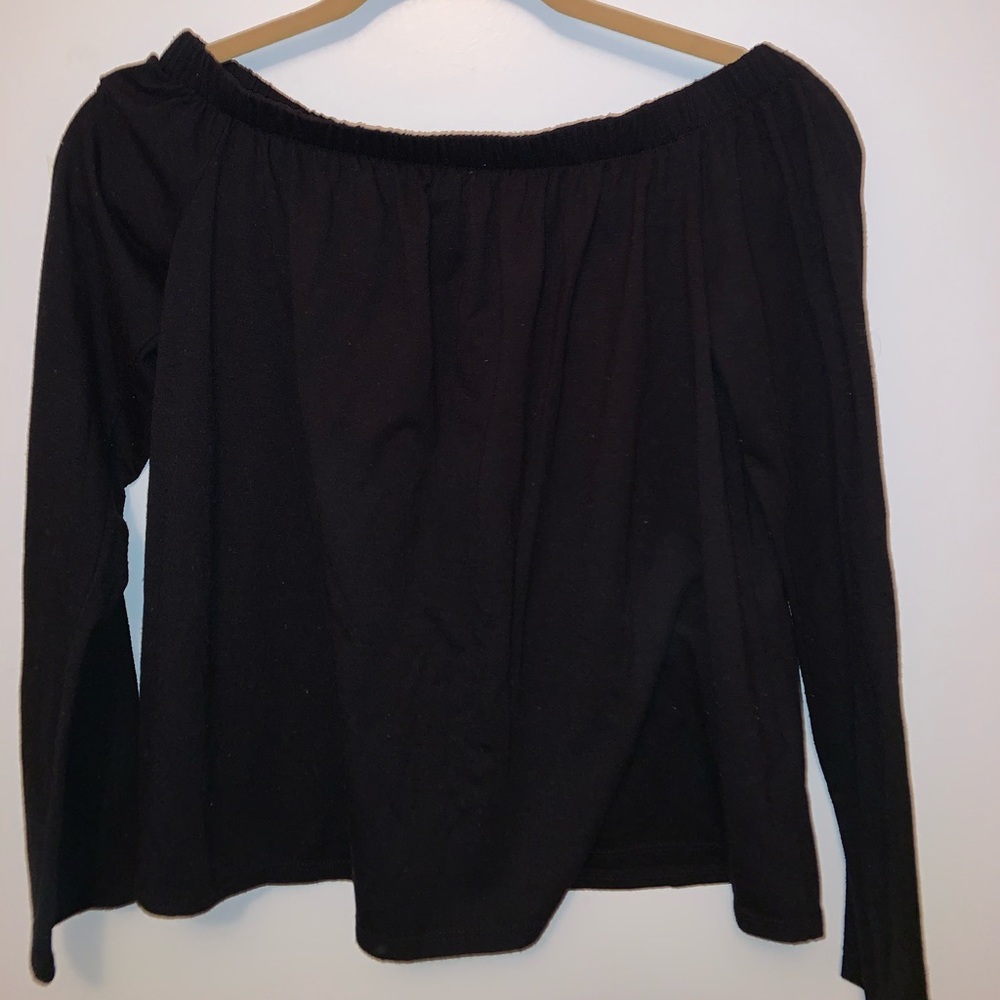 Off the shoulders top.